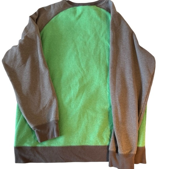 North Face Men’s XL Green and Grey crewneck sweatshirt. size XL. GUC - Picture 3 of 6